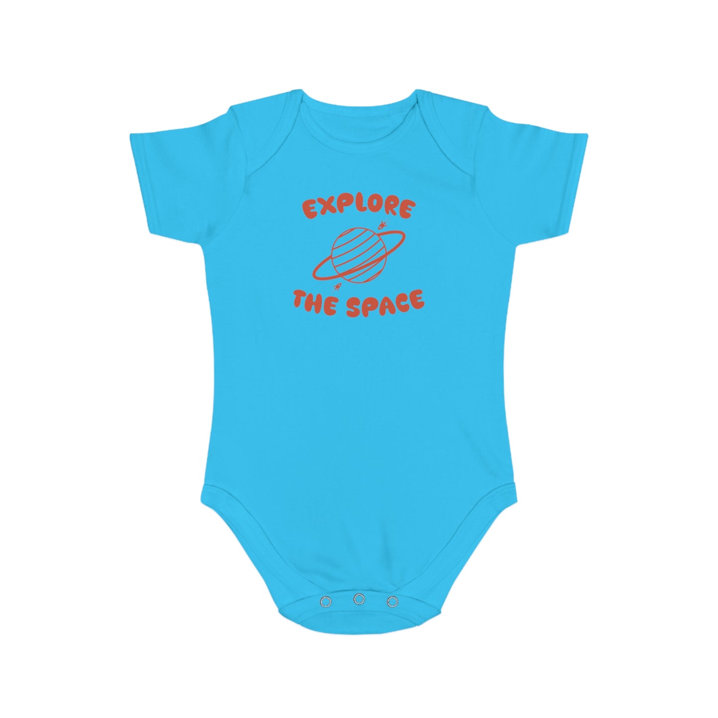 Cosmic Explorer design baby bodysuit