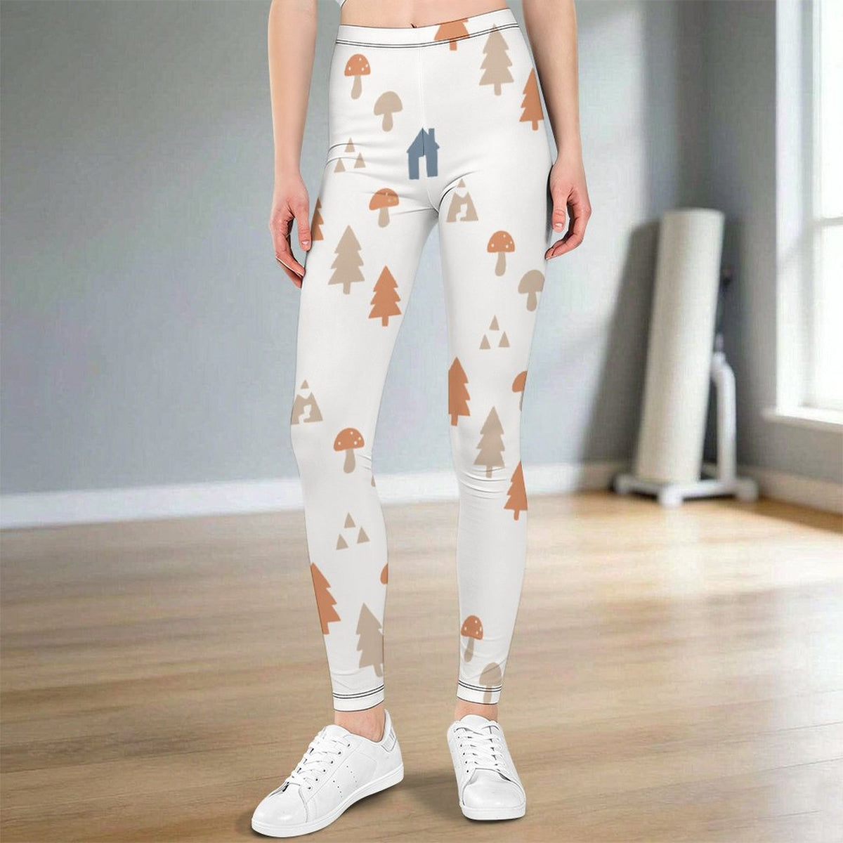 Girls' Woodland Print Yoga Leggings