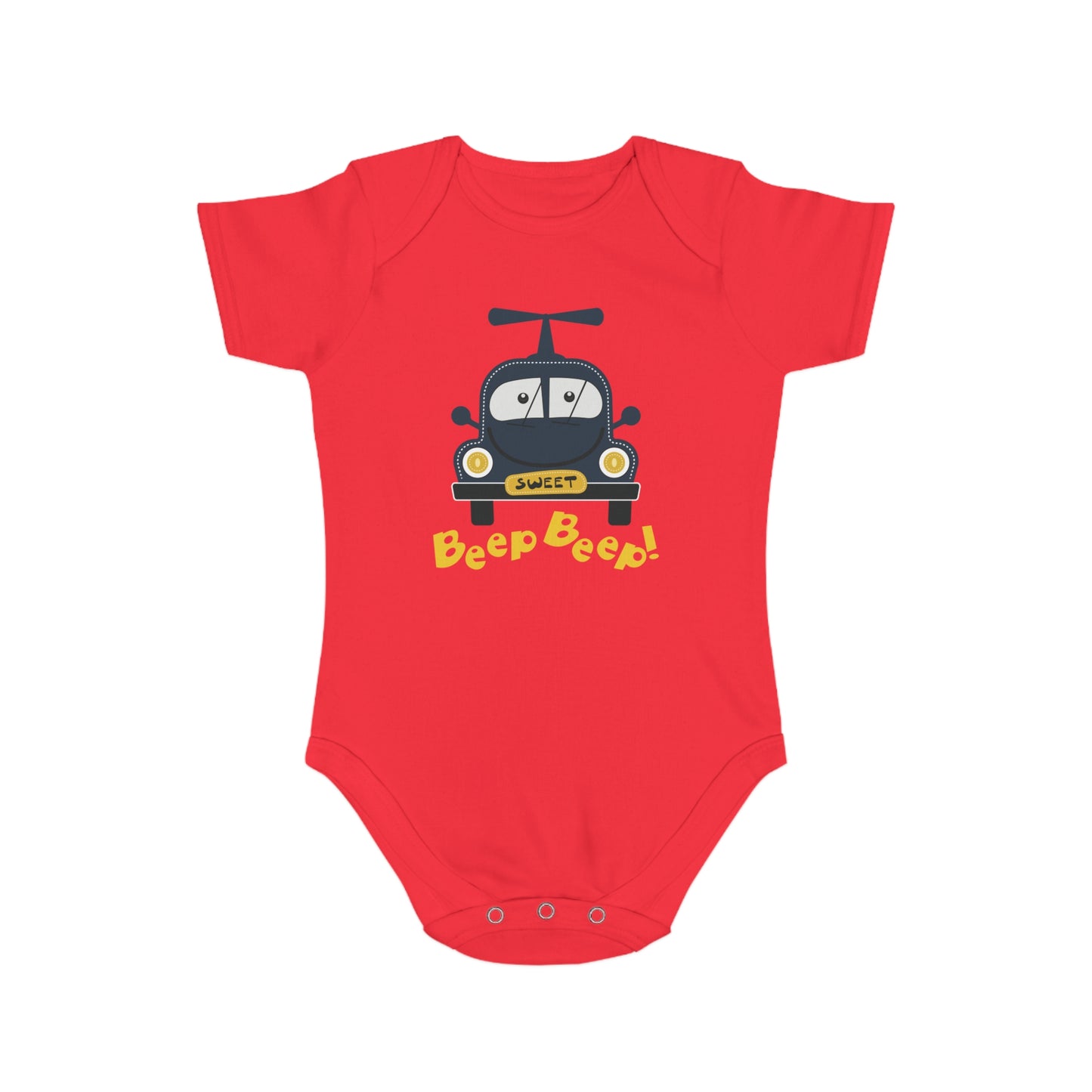 Sweet Beep Ride design baby  bodysuit