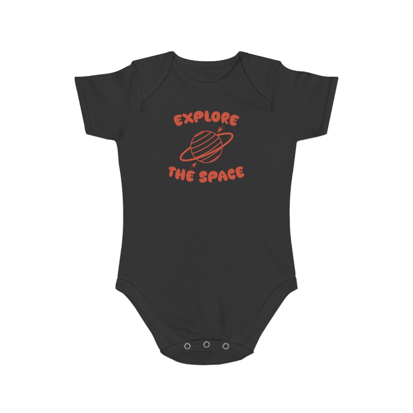 Cosmic Explorer design baby bodysuit