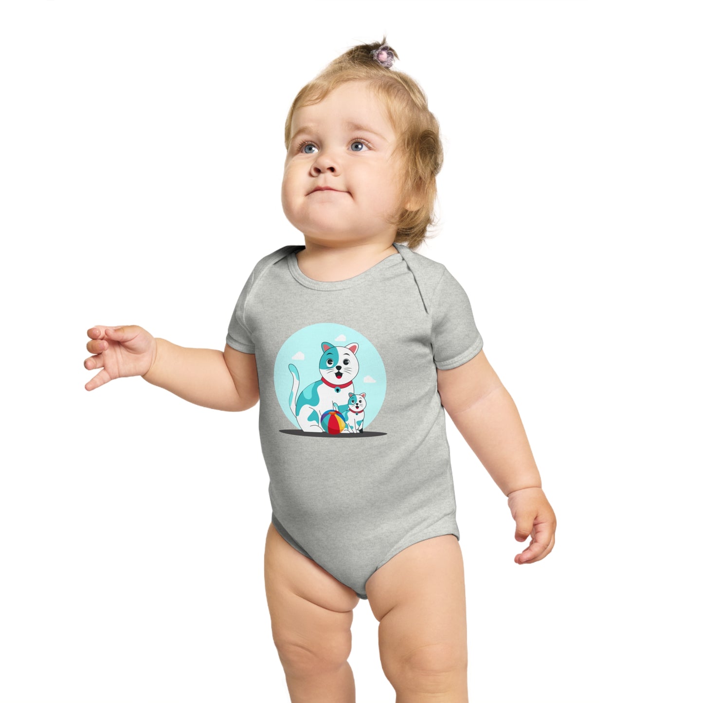 Playful Cats design baby  bodysuit