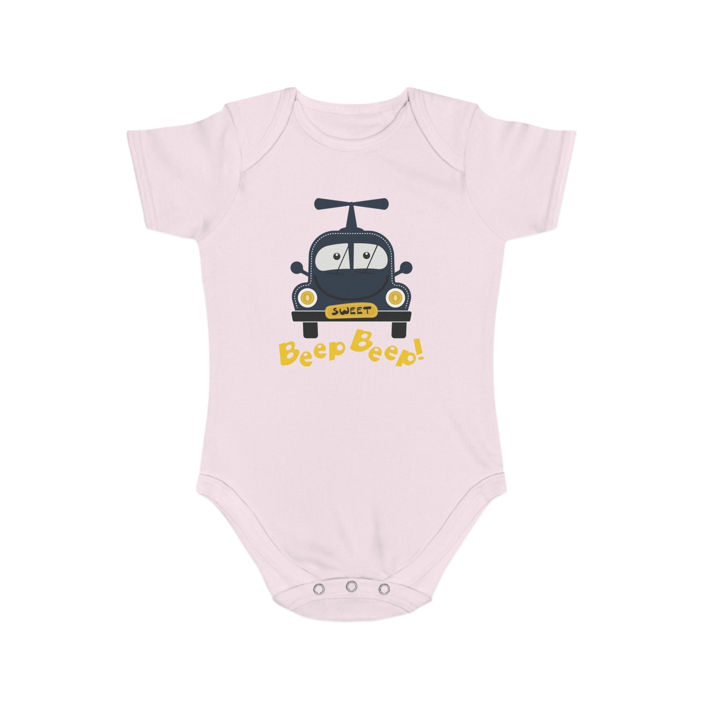 Sweet Beep Ride design baby  bodysuit