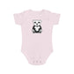 Cute Panda Heart design baby bodysuit