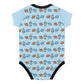 Cotton Short Sleeve Baby Onesie | Custom All-Over Print
