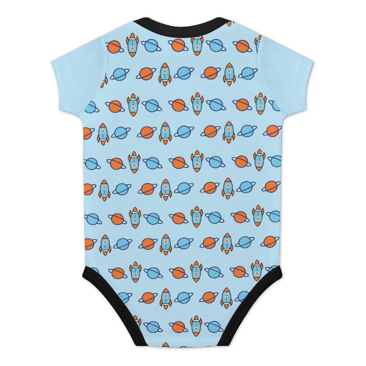 Cotton Short Sleeve Baby Onesie | Custom All-Over Print