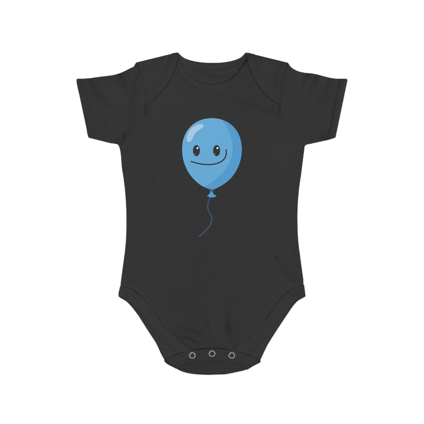 Playful Blue Balloon Baby Bodysuit