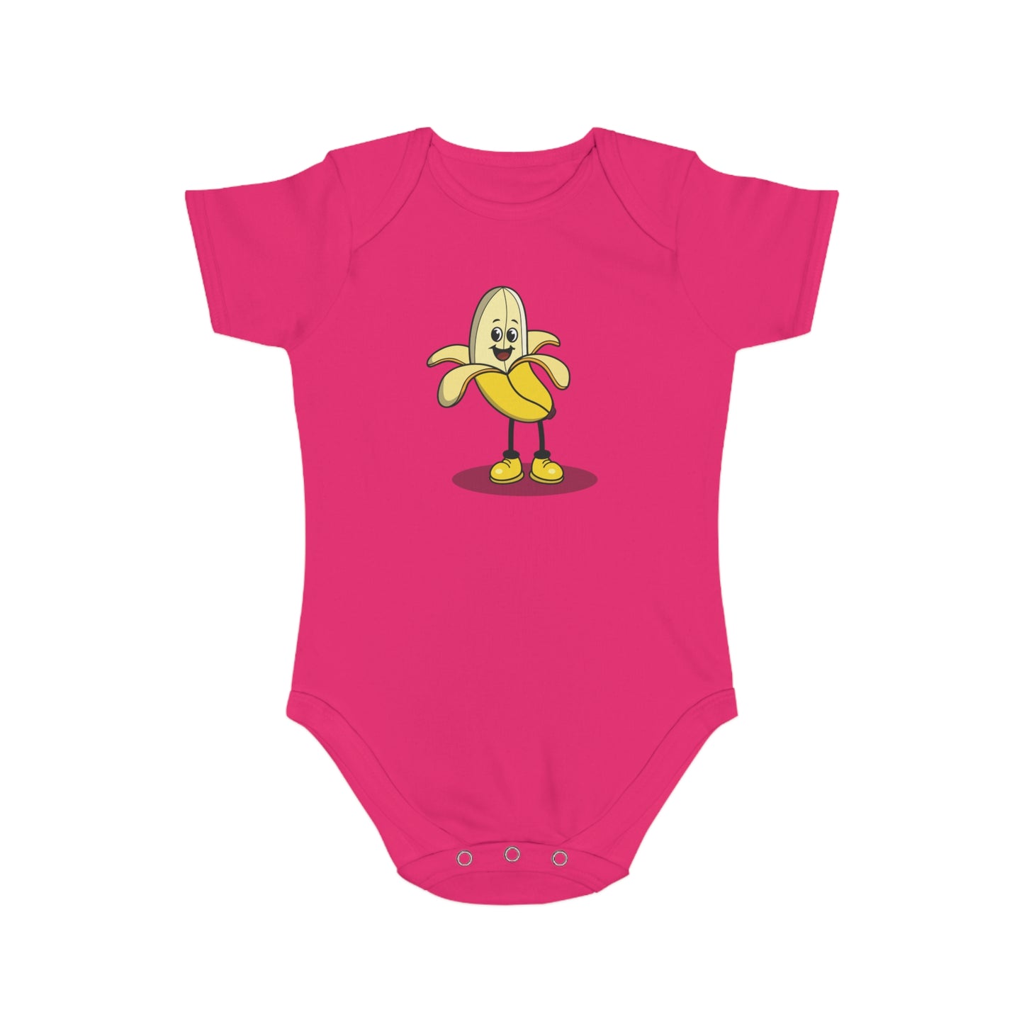Smiley Banana design baby  bodysuit