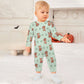 Cute Fox Print Long Sleeve Baby Romper | Custom AOP
