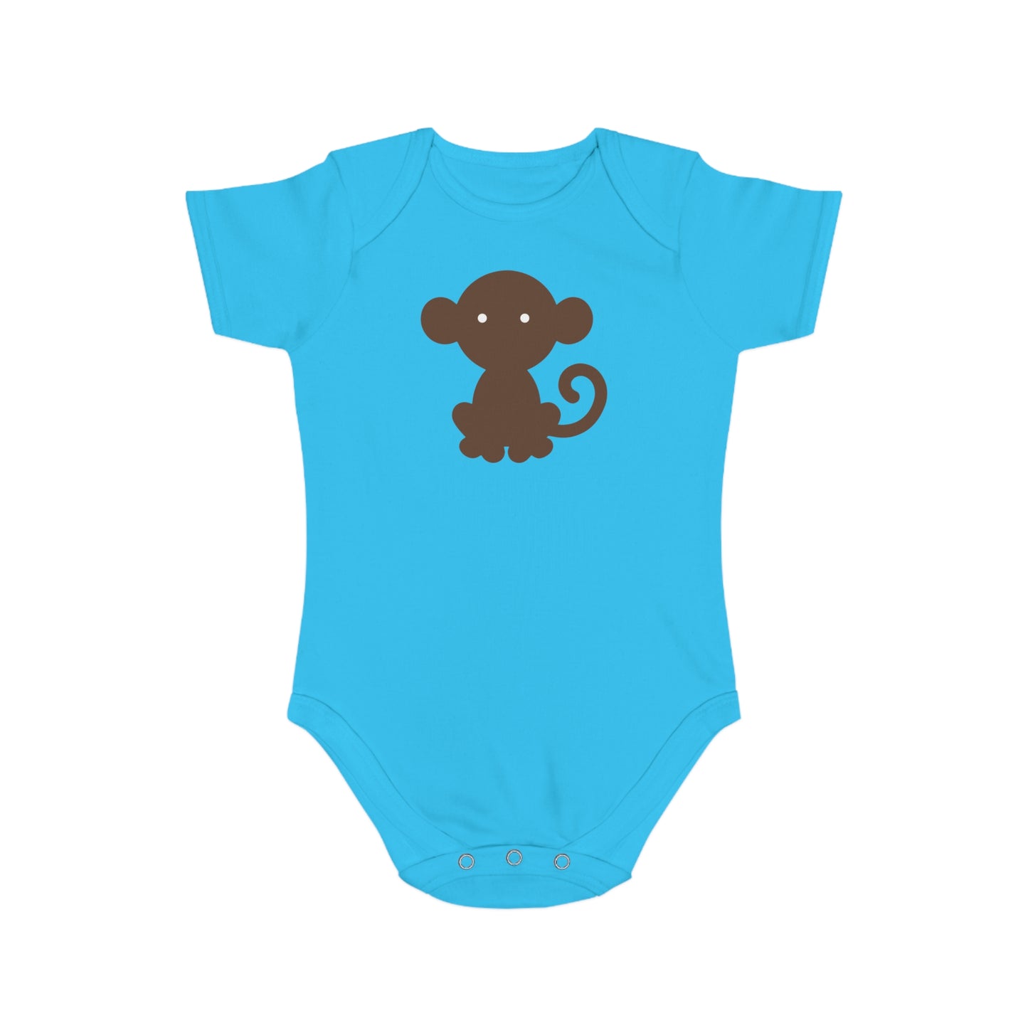 Cheeky Monkey design baby bodysuit