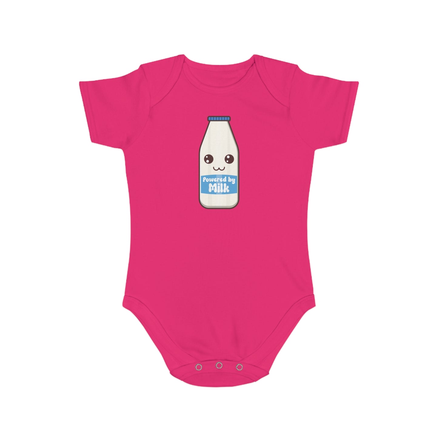 Kawaii Milk Power design baby bodysuit