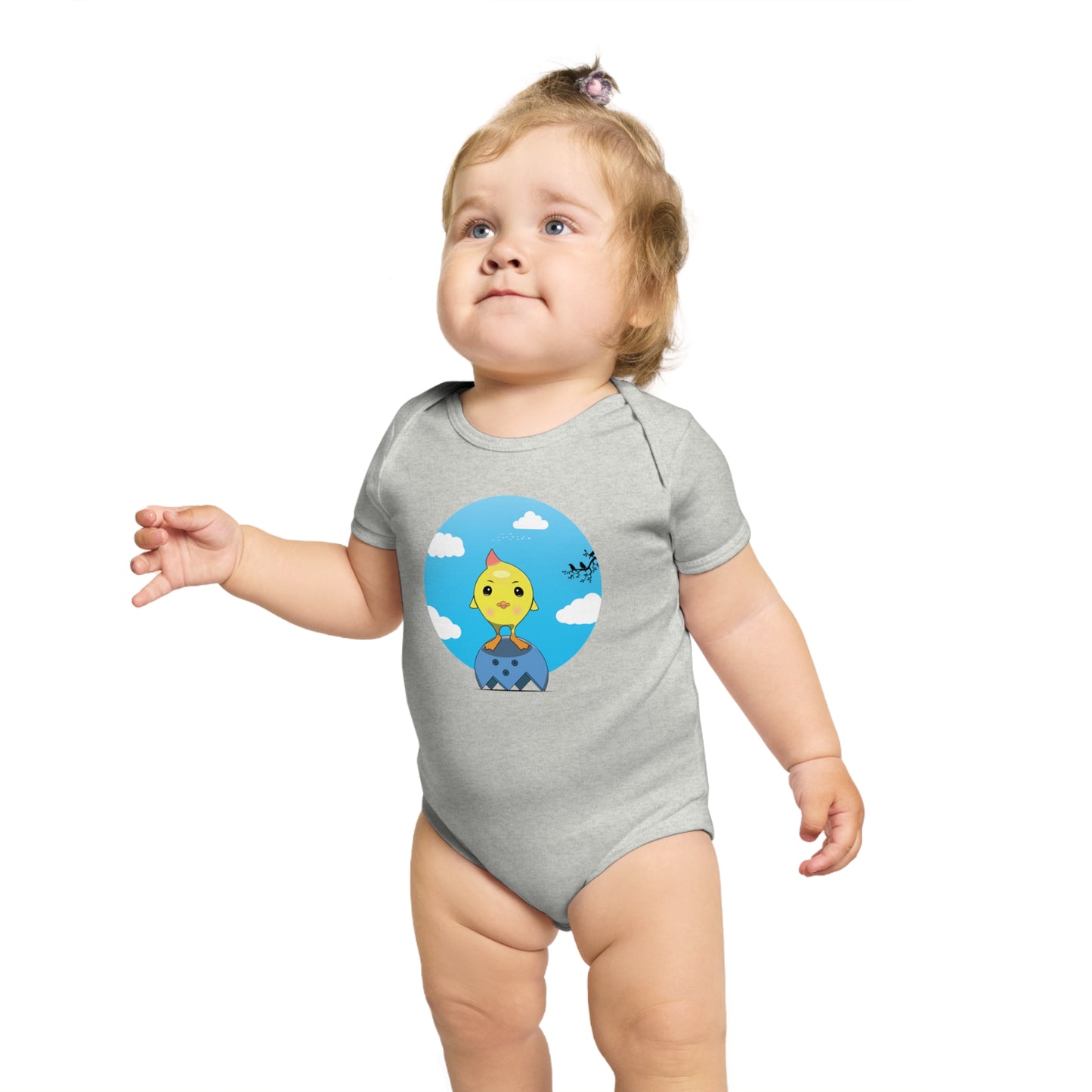 Sunny Chick design baby  bodysuit