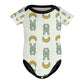 Cute Cotton Baby Bunny & Moon Print Onesie