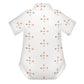 Baby Geometric Print Short Sleeve Polo Romper