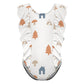 Cute Woodland Print Frill Shoulder Girls' Swimsuit