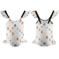 Girls' White Woodland Print Ruffle Leg Swimsuit
