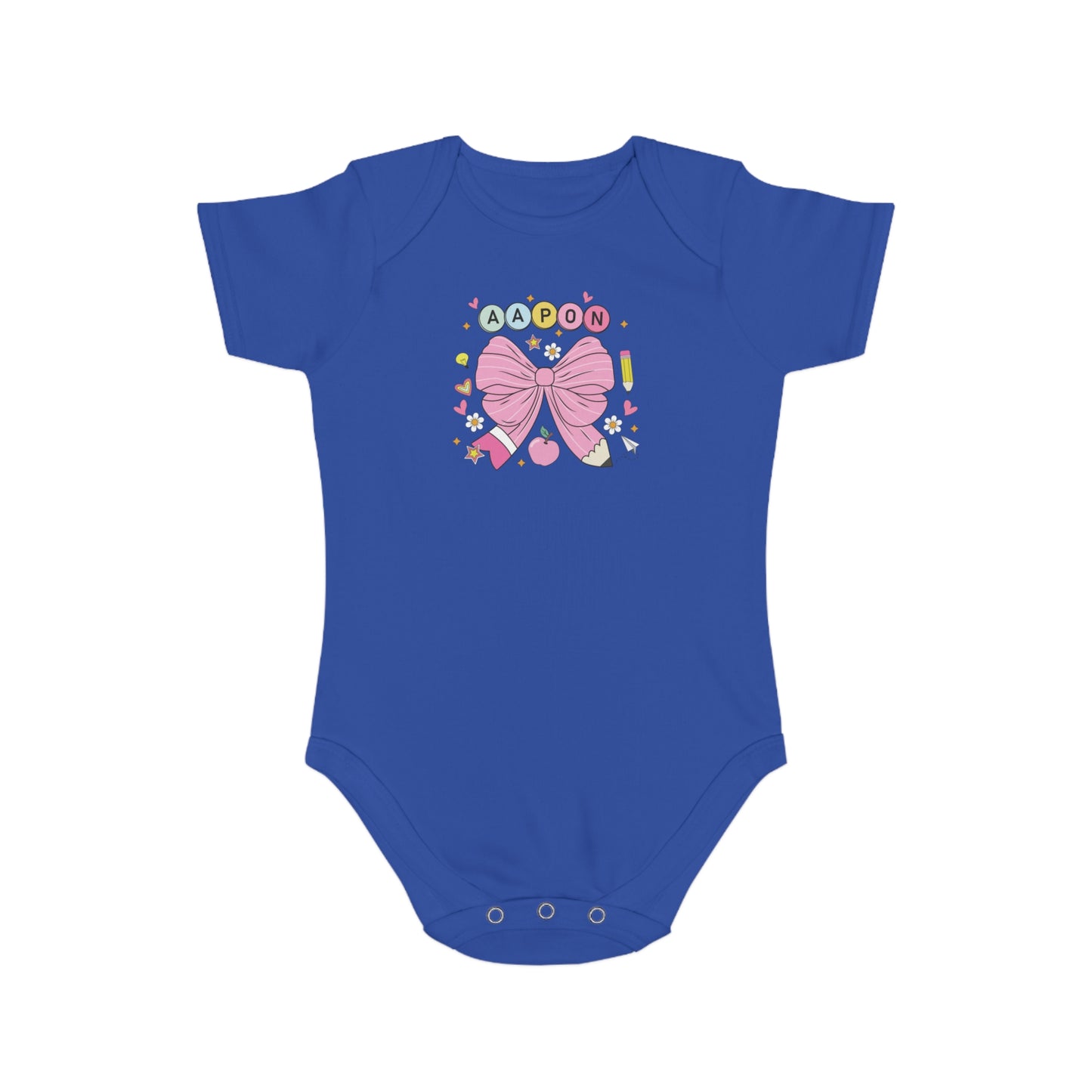 Pink Bow Magic design baby  bodysuit