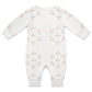 Cute Geometric Motif Cotton Long Sleeve Infant Bodysuit