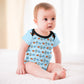 Cotton Short Sleeve Baby Onesie | Custom All-Over Print