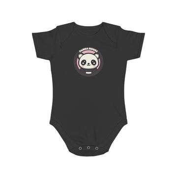 cute cartoon panda design baby bodysuit