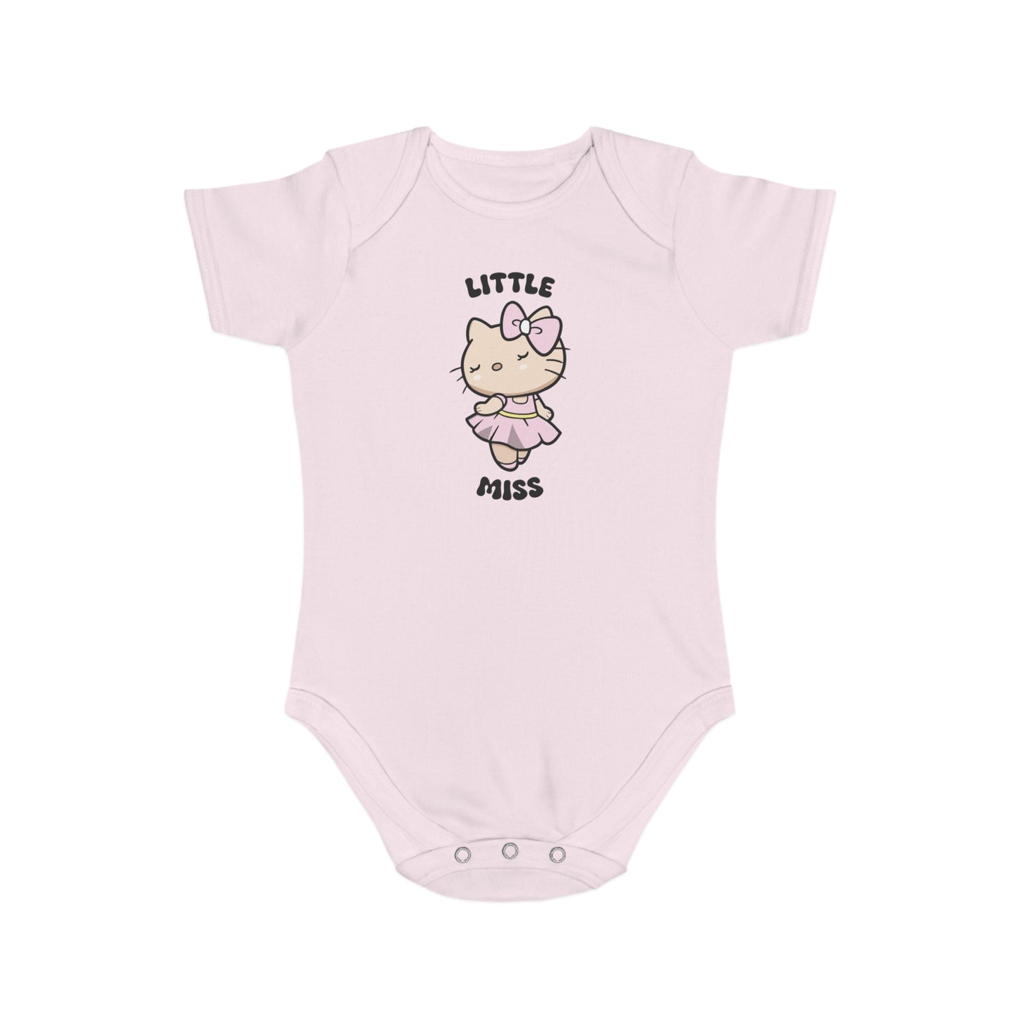 Little Miss Kitty design baby bodysuit