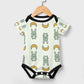 Cute Cotton Baby Bunny & Moon Print Onesie