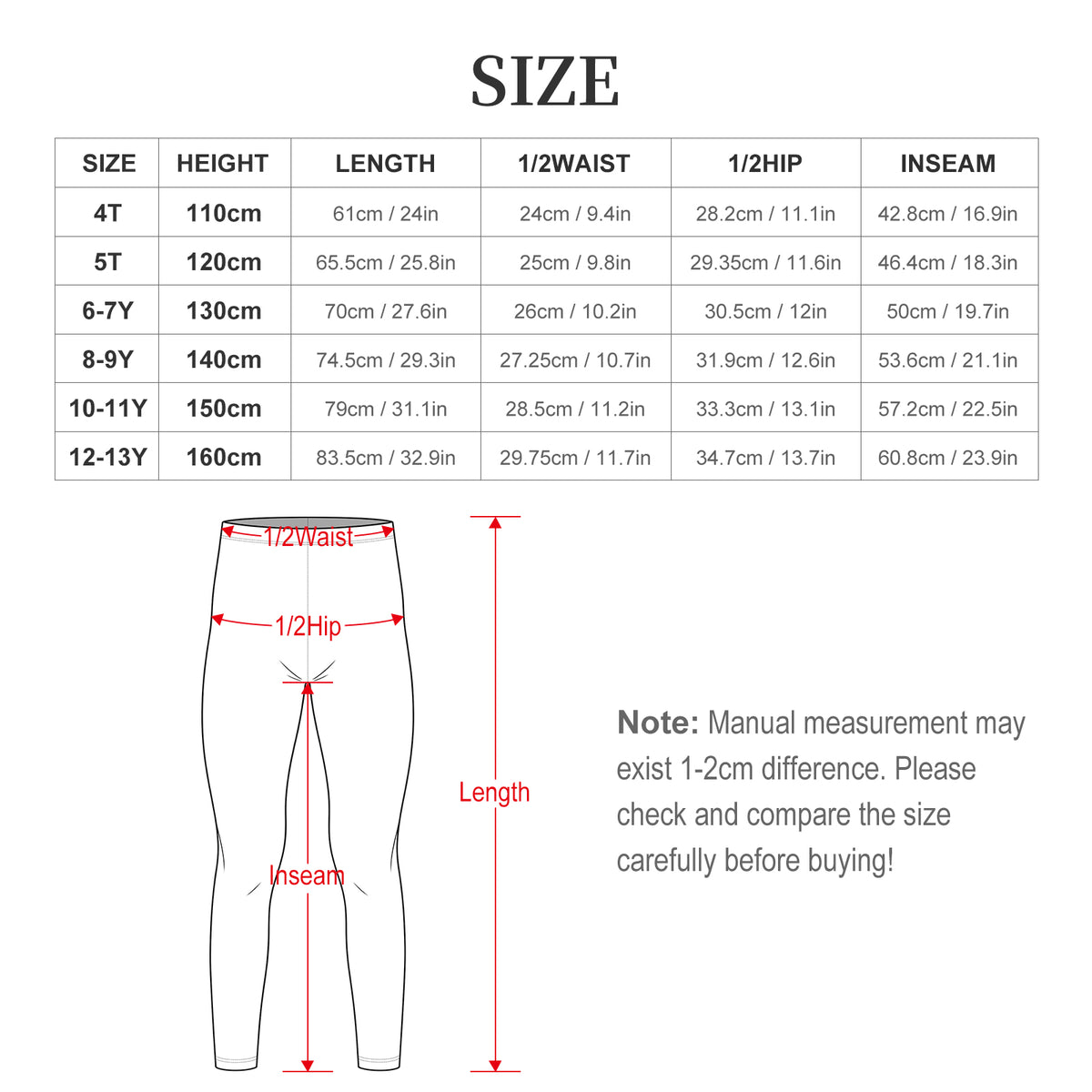 Custom Girls Yoga Leggings | 180gsm All-Over Print