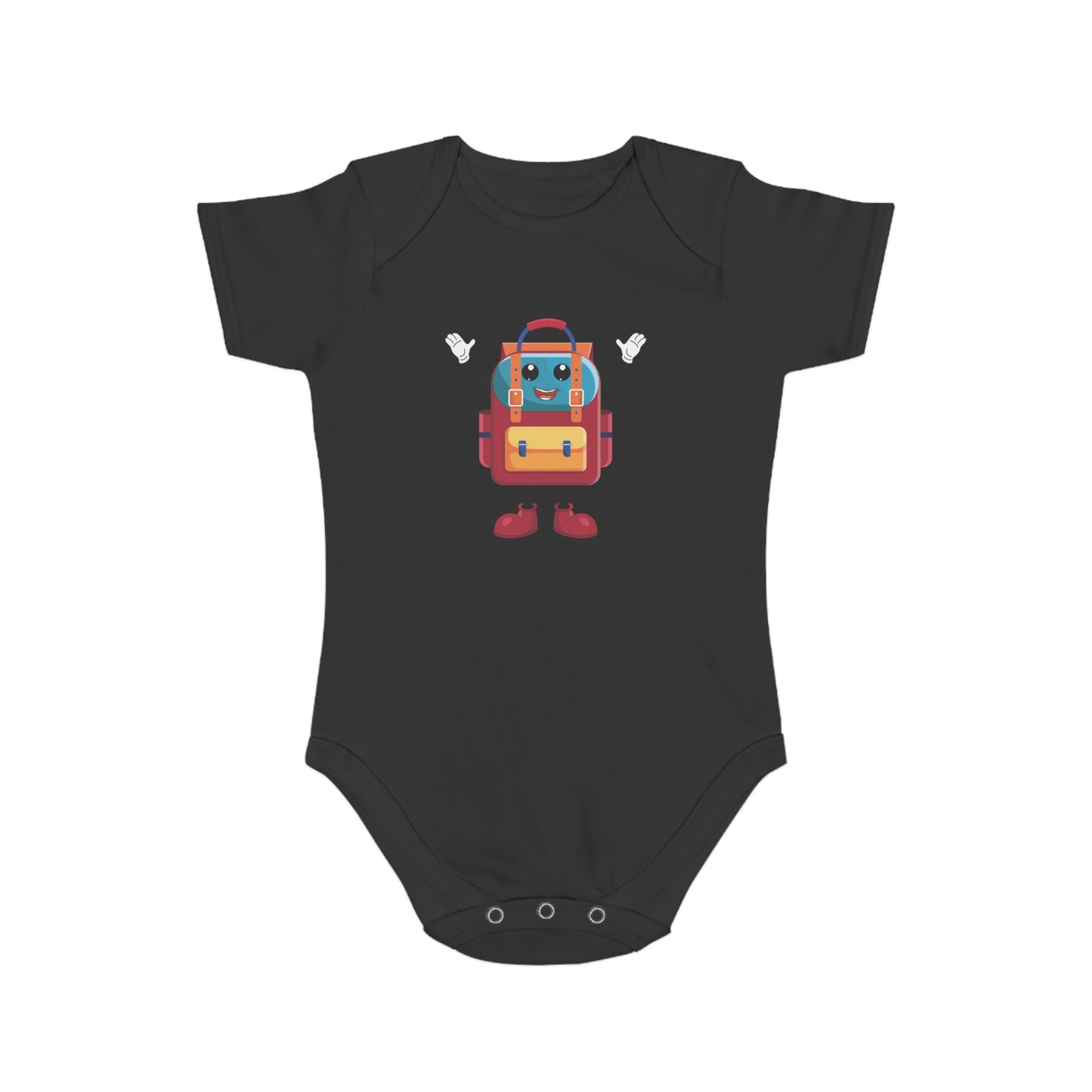 Cute Backpack Buddy Baby Bodysuit