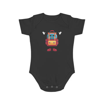 Cute Backpack Buddy Baby Bodysuit
