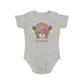Be Happy Bear design baby bodysuit