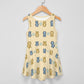 Cute Teddy Bear Girls Tank Dress | Custom All-Over Print
