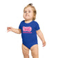 Cute Mom and Dad Short Sleeve Baby Bodysuit