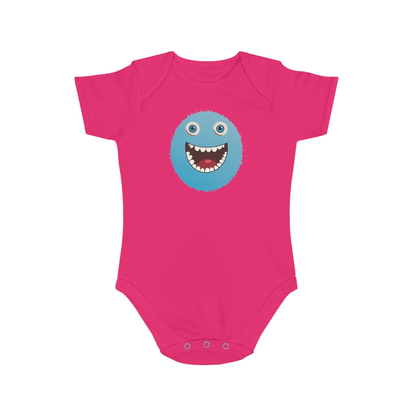 Happy Monster design baby bodysuit