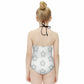 Cute Geometric Star Tie-Neck Swimsuit for Girls