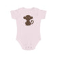 Cheeky Monkey design baby bodysuit