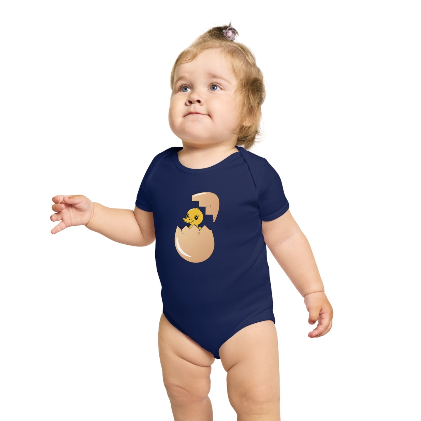 Just Hatched design baby bodysuit