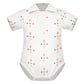Baby Geometric Print Short Sleeve Polo Romper