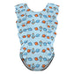 Custom Girls Hawaiian Ruffle Swimsuit | All-Over Print