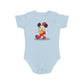 Cheerful Mouse design baby bodysuit