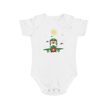 Pilot Vibes design baby bodysuit