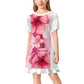 Girls' Short Sleeve Dress(All-Over Printing)