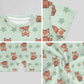 Cute Fox Print Short Sleeve Baby Bodysuit | 180gsm