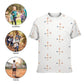Teens' Geometric Print Short Sleeve T-Shirt