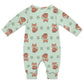 Cute Baby Fox Print Long Sleeve Romper Jumpsuit