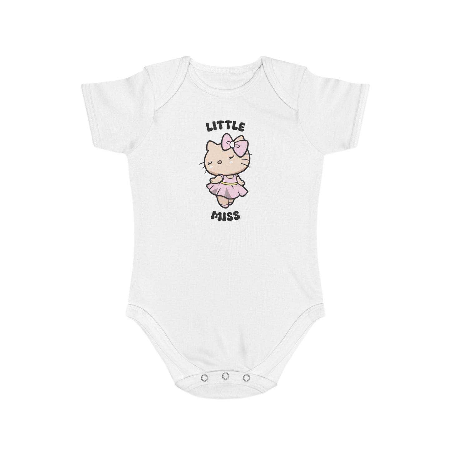 Little Miss Kitty design baby bodysuit