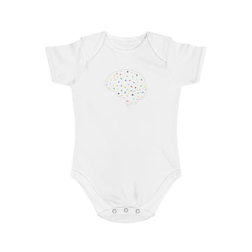 Math Mind design baby bodysuit