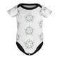 Geometric Star Cotton Short Sleeve Baby Onesie