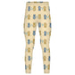 Girls Cute Bear Print Yoga Leggings