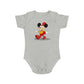 Cheerful Mouse design baby bodysuit