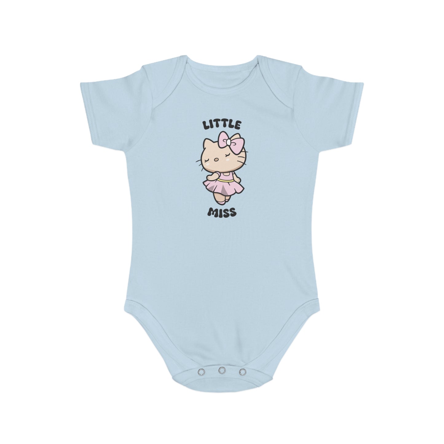 Little Miss Kitty design baby bodysuit