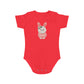 Cute Bunny Love design baby bodysuit